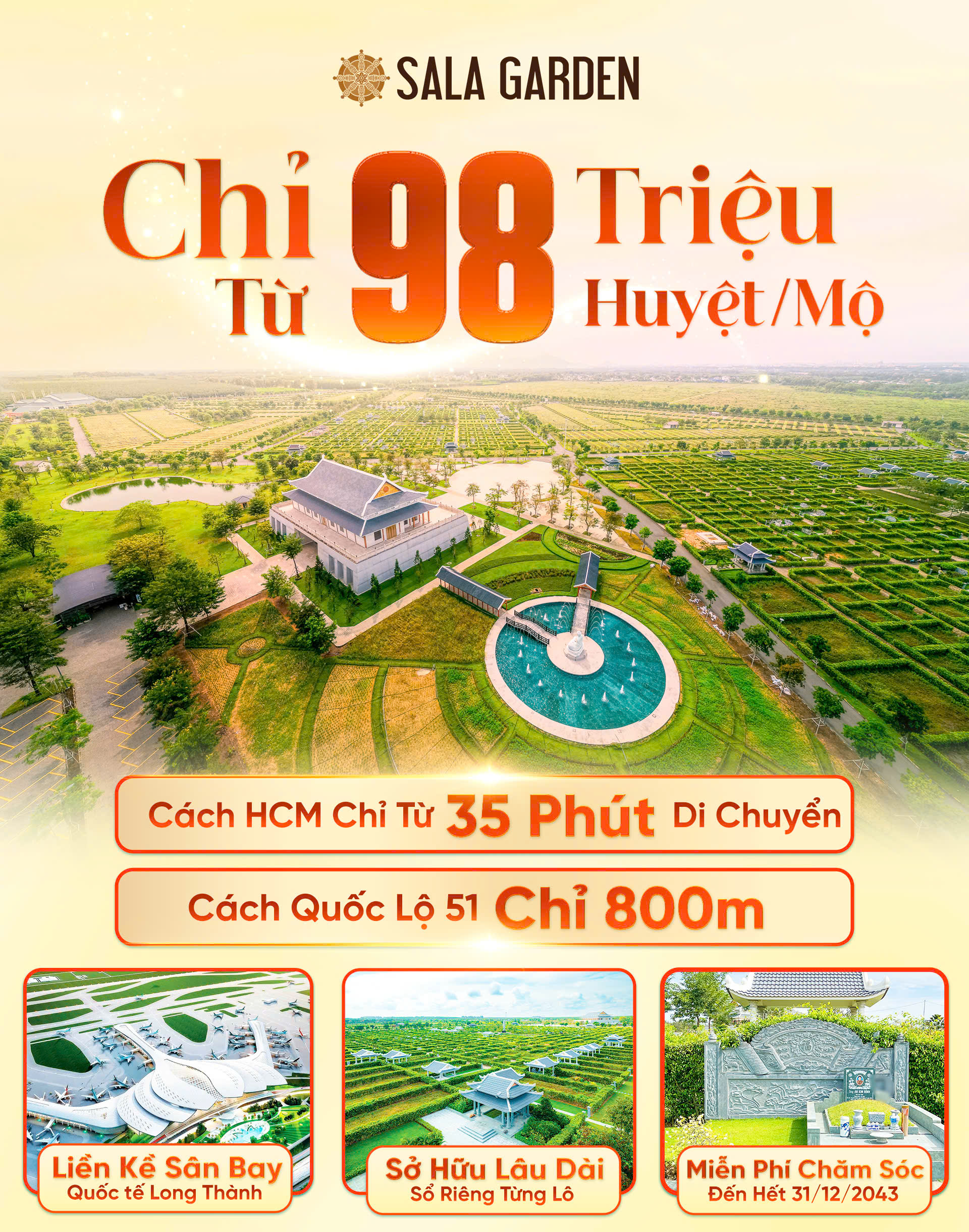 Sala Garden - Hoa viên sinh thái 5 sao