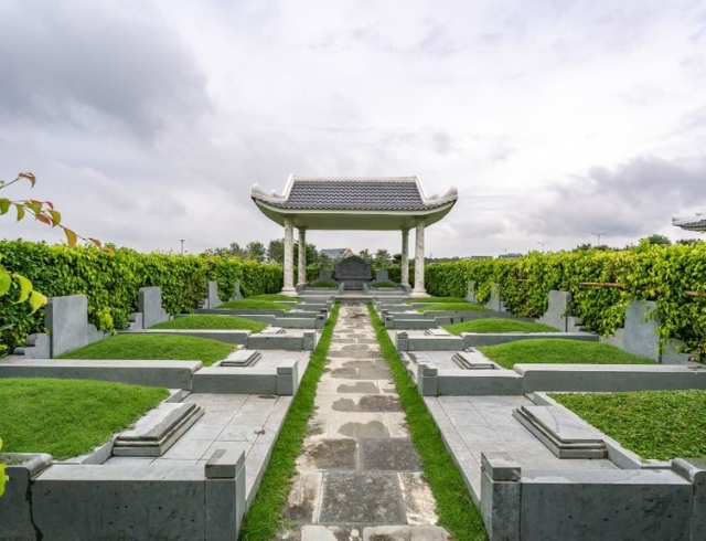 Mộ gia tộc quy mô vương giả tại vùng đất linh thiêng Sala Garden