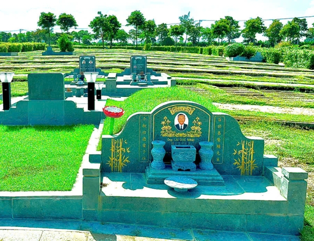 Mẫu mộ phần người Hoa đậm nét văn hóa tâm linh Á Đông